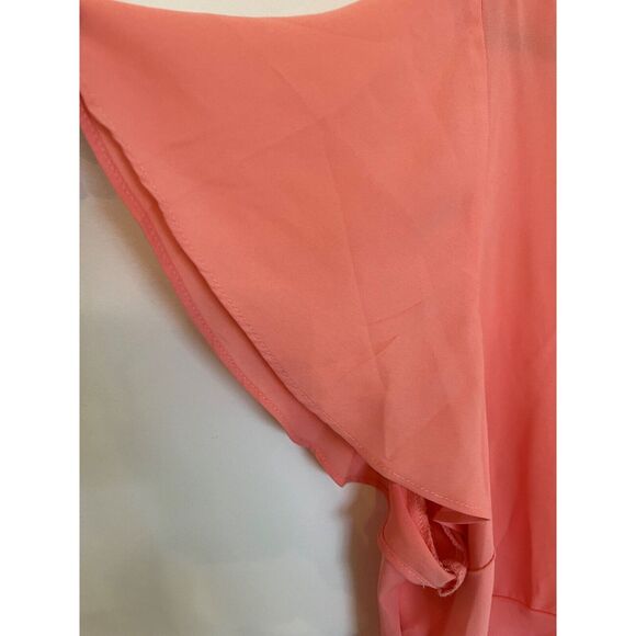 Torrid Flowy Women's Pink Peplum Polyester Top- Size 3 - Picture 8 of 9